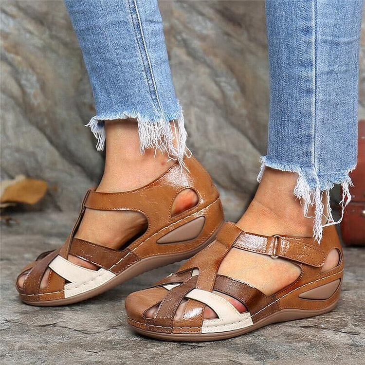 Laluna® | Ondersteunende Leren Sandalen