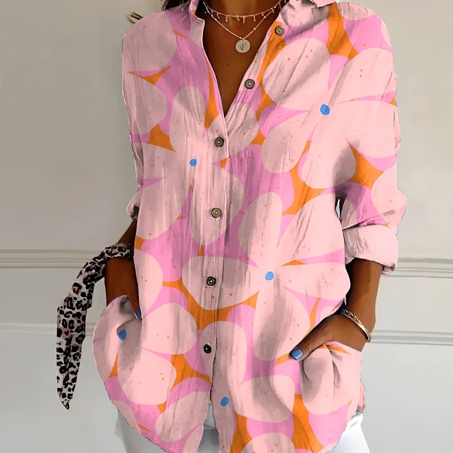 Laluna® | Zomerse Blouse met Print