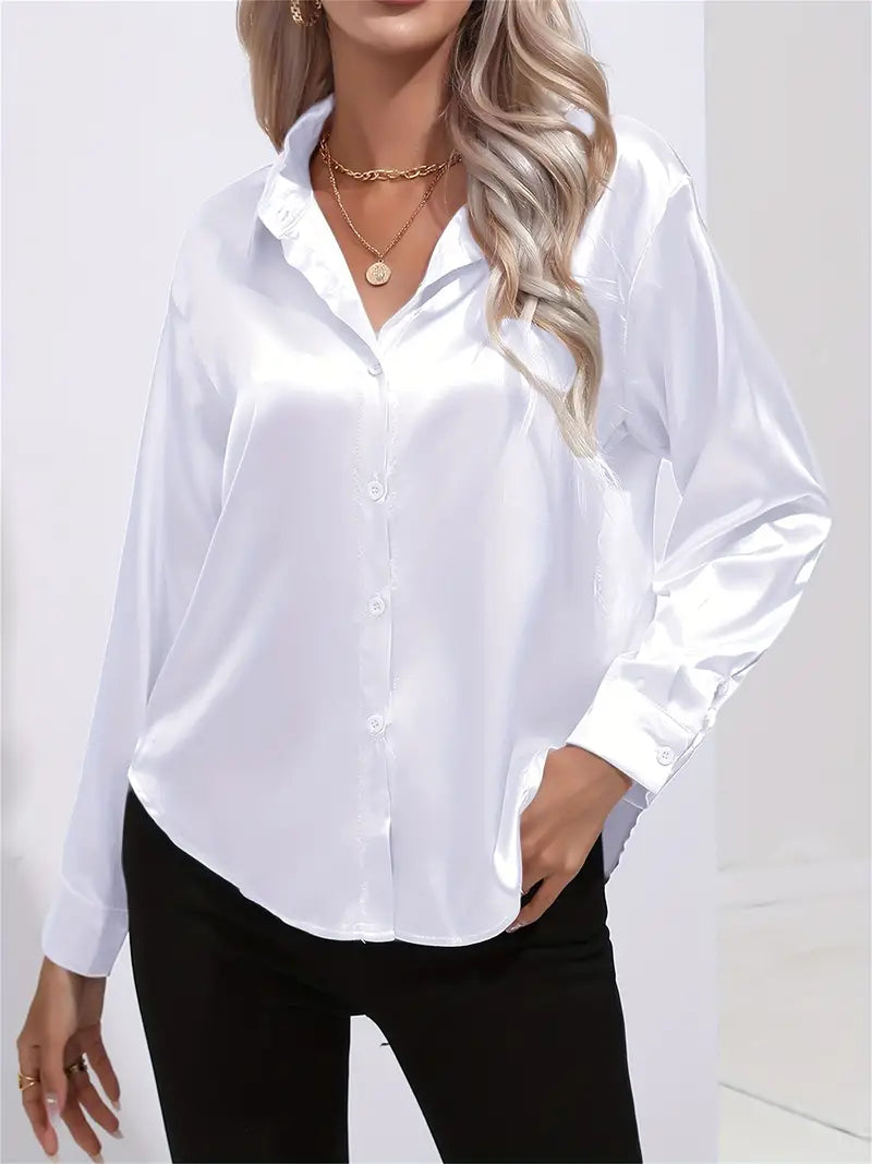 LALUNA® | SATIJNEN BLOUSE