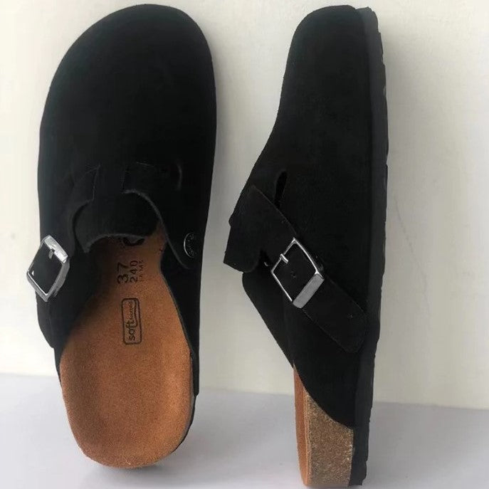 Premium Unisex Leren Boston-Sandalen: Stijl En Kwaliteit In Één